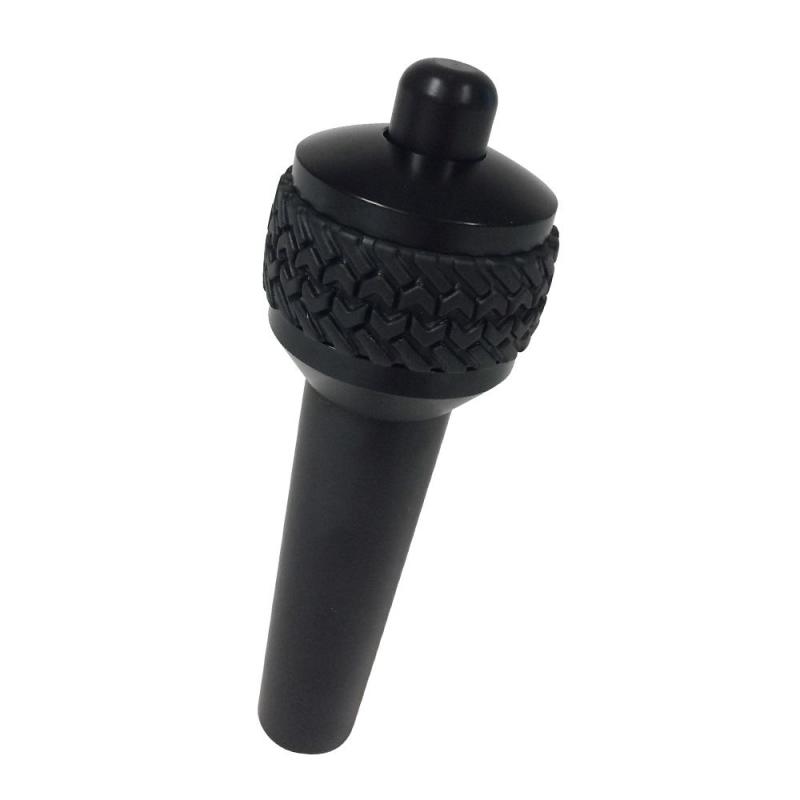 Jeep Wrangler TJ Shift Knob - DV8 Offroad - Tired Tread Design Grip - Black - `97-`06